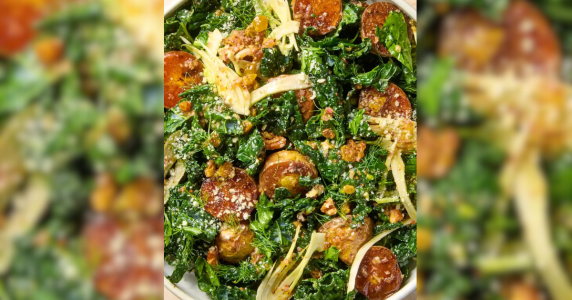 Kale Salad with Crispy Little Potatoes | The GrayVine